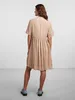 Vestido corto "Noos Bc" de la marca Pieces, color blanco Vista previa de la imagen del producto 4