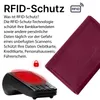 Portmonetka damska RFID, skórzana, na 12 kart, różowa Podgląd zdjęcia produktu 8