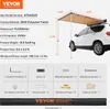A diagram and specifications for a car awning, with a small illustration of the awning attached to a car. Náhled obrázku produktu