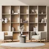 Relaxdays Aufbewahrungskorb 3er Set, Bambus, Stoffbezug im Produktbild-Vorschau 5