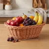 Aufbewahrungskorb Oval aus Weide Regalkorb Handgeflochtener Produktbild-Vorschau 4