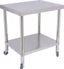 Stół roboczy ze stali nierdzewnej 76x60x85cm udźwig blatu Podgląd zdjęcia produktu 1