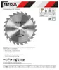 YATO Trennscheibe Winkelschleifer YT-6066 2mm 205mm 600kg Produktbild-Vorschau 4