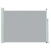 vidaXL Marquise latérale extensible 120×500 cm Gris Voir les images du produit 9