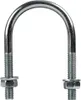 DROMET Rundschelle M6 U-Bügel 1 Zoll verzinkt 35/65 mm mit Produktbild-Vorschau 1
