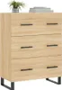 vidaXL Príborník Sonoma Dub 69,5x34x90 cm odvodený výrobok Náhľad obrázku produktu 3