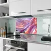 Küchenrückwand Spritzschutz Glas mit Motiv Abstrakte Wellen Produktbild-Vorschau 2