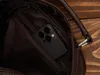 Borsa da uomo in pelle a tracolla marrone Borsa a tracolla Anteprima dell’immagine prodotto 7