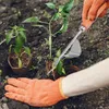 ECENCE Unkrautstecher Edelstahl, Wurzeljäter mit Holzgriff, Produktbild-Vorschau 3
