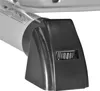A close-up shot of a black plastic knob on a silver cylindrical object, likely part of a fitness machine. Produktbild-Vorschau