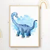 Dinosaurier 4er Set Bilder Kinderzimmer Dino Deko DIN A4 Produktbild-Vorschau 5