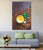 Wallario Poster - Kaffee und Bohnen, Kunstdruck Größe: 100 Produktbild-Vorschau 2
