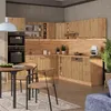 Eckküche Vicco R-Line Artisan-Eiche/Goldkraft Eiche 247 x Produktbild-Vorschau 6