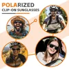 Occhiali da sole polarizzati a clip UV400 antiriflesso Anteprima dell’immagine prodotto 2