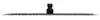 vidaXL Regenbrause Edelstahl 40 cm Rund Schwarz Produktbild-Vorschau 2