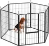 Výběh pro štěňata PawHut 100 cm vysoký, 6-TLG. Ohrádka pro Náhled obrázku produktu 1