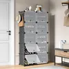 Schuhregal Schuhschrank mit Tür, Staub- und Produktbild-Vorschau 2