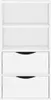 vidaXL Armoire d'appoint avec tiroirs ODDA Blanc Pin massif Voir les images du produit 6