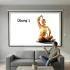 Motore Leinwand Beamer Inkl Ffb Heimkino Beamerleinwand Anteprima dell’immagine prodotto 9