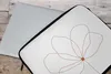 MuchoWow® Laptop Hülle 15 Zoll Blume - Strichzeichnung - Produktbild-Vorschau 4