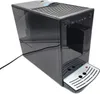 A black Melitta Caffeo Solo E 950-222 coffee machine is shown from a three-quarter angle against a white background. Produktbild-Vorschau