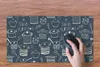 MuchoWow® Mauspad Mousepad Muster - Pfannen - Kochen 60x30 Produktbild-Vorschau 3