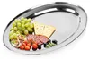 Vilde | Servierplatte Edelstahl Oval - 45x30 cm - Produktbild-Vorschau 1
