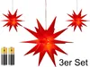 3er Pack 3D Leuchtstern - Weihnachtsstern / warm-weiß Produktbild-Vorschau 1