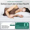 A woman sleeping comfortably on a mattress topper. Produktbild-Vorschau