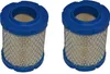 Two air filters with blue plastic tops and silver mesh exteriors. Anteprima dell’immagine prodotto