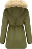 ASKSA Damen Winterjacke Wintermantel Baumwolljacke Warm Produktbild-Vorschau 4