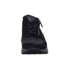 A black men's sneaker is shown from the front on a white background. Produktbild-Vorschau