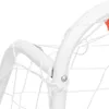 vidaXL Fußballtor mit Netz Weiß 125x96x60 cm Stahl & Produktbild-Vorschau 5