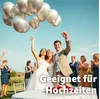 50x Luftballons Ballons Luftballon Luft, Helium silber Produktbild-Vorschau 4