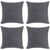 Selfitex Sofakissen, 40x40 4er Set mit Füllung und Bezug, Produktbild-Vorschau 5