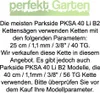3 catene da 25 cm per motosega Bituxx MS-18390 / Parkside Anteprima dell’immagine prodotto 3