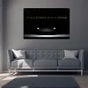 Motivation Traumauto It All Starts Wandbild Leinwandbild Produktbild-Vorschau 3