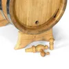 A wooden barrel with a tap and stopper. Produktbild-Vorschau