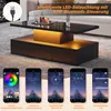 STILVORA Couchtisch 16 LED Beleuchtung-Beistelltisch mit Produktbild-Vorschau 5