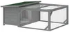 PawHut Hasenstall Kaninchenstall aus Holz 125,5x100x49 cm Produktbild-Vorschau 1
