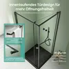 Mai & Mai Duschkabine Eckeinstieg 75x75 cm mit Schiebetür Produktbild-Vorschau 2