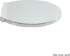 A white toilet seat is shown against a white background. Produktbild-Vorschau