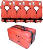 Lalizas Life Jackets Dry Bag Set 4pcs Fluo Orange Produktbild-Vorschau 2