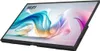 A black MSI portable monitor is shown at an angle against a white background. Produktbild-Vorschau