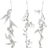 Weihnachtsgirlande Glitzer Farn & Blätter 180cm, Produktbild-Vorschau 1