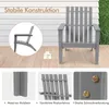 COSTWAY Sedia Adirondack, Sedia Adirondack in legno di Anteprima dell’immagine prodotto 5