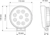 Lampada da lavoro rotonda EPISTAR LED 27W, 9-32V, ECE R10, Anteprima dell’immagine prodotto 6