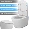 WC-Sitz mit Absenkautomatik D Form Slim Toilettendeckel Produktbild-Vorschau 6