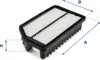 Luftfilter UFI 30.634.00 für HYUNDAI i30 (GD) Filtereinsatz Produktbild-Vorschau 2