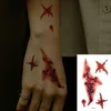 30 Stück gruselige Halloween-Tattoo- Aufkleber Realistisch, Produktbild-Vorschau 5